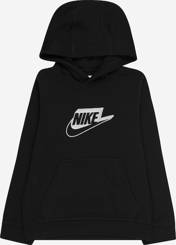 Nike Sportswear Μπλούζα φούτερ σε μαύρο: μπροστά