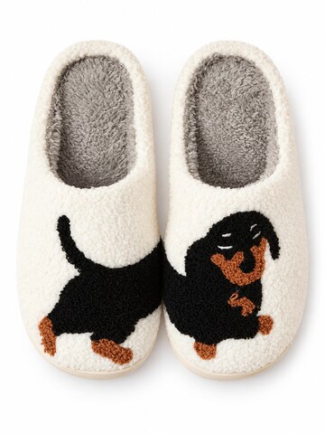 NEXORA Slippers 'Dackel' in Beige