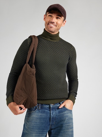 BLEND Sweater 'BHDONG' in Green: front