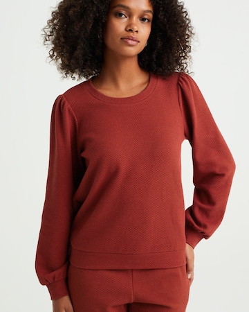 WE Fashion Sweatshirt in Rot: predná strana