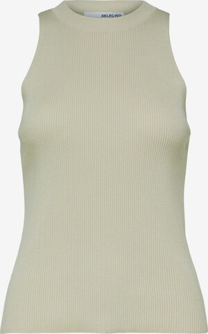 Tops en tricot 'Solina' SELECTED FEMME en beige : devant