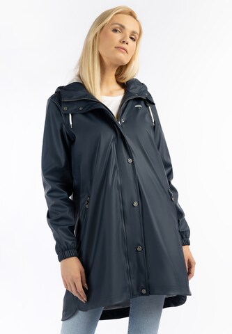 Schmuddelwedda Raincoat in Blue: front