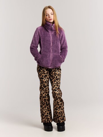 PROTEST Fleece Jacket 'Riri JR' in Purple