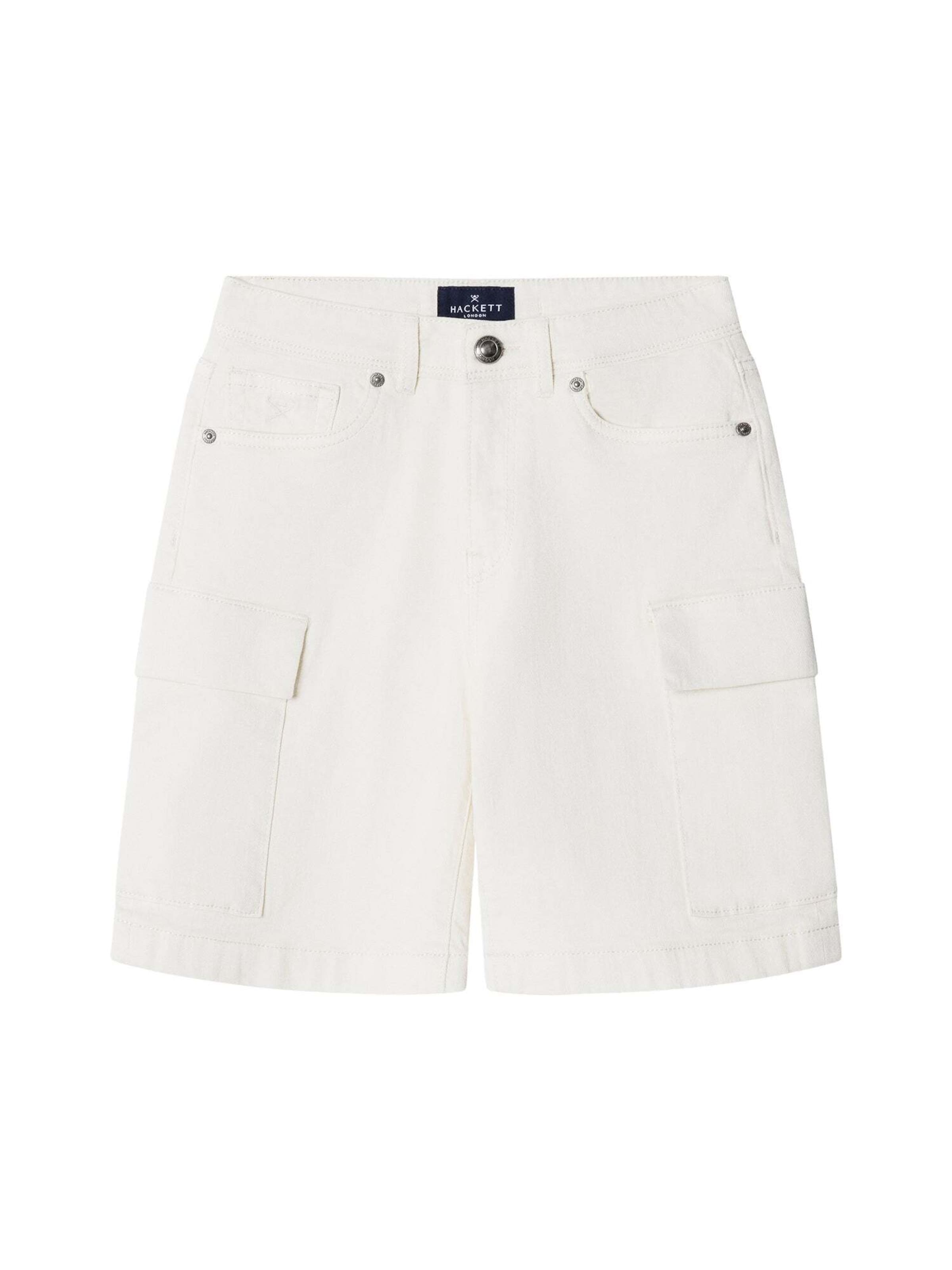 Hackett London Loosefit Jeans in Beige: voorkant