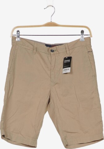 Ganesh Shorts in 33 in Beige: front