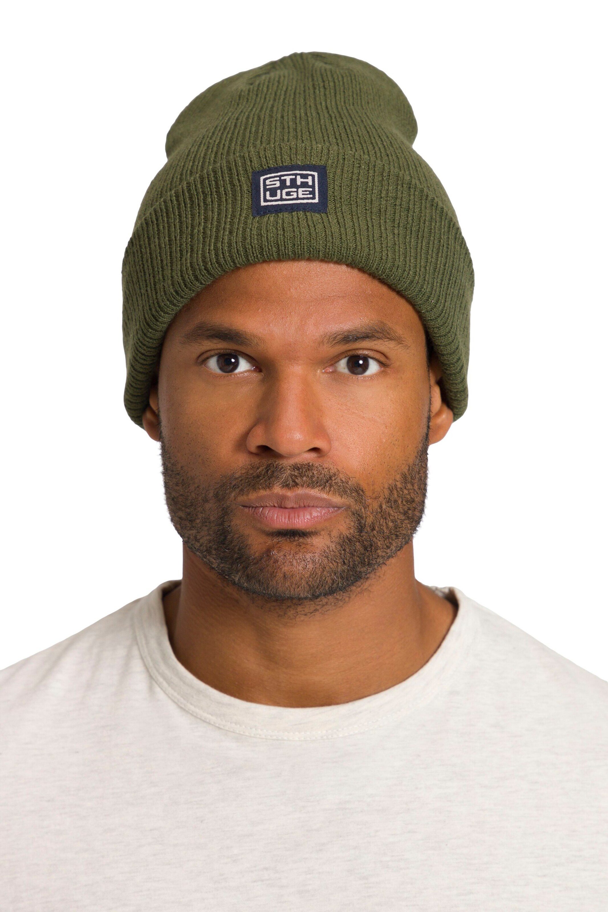 Bonnet STHUGE en vert : devant