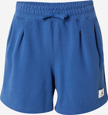 Jordan Regular Trousers in Blue: front