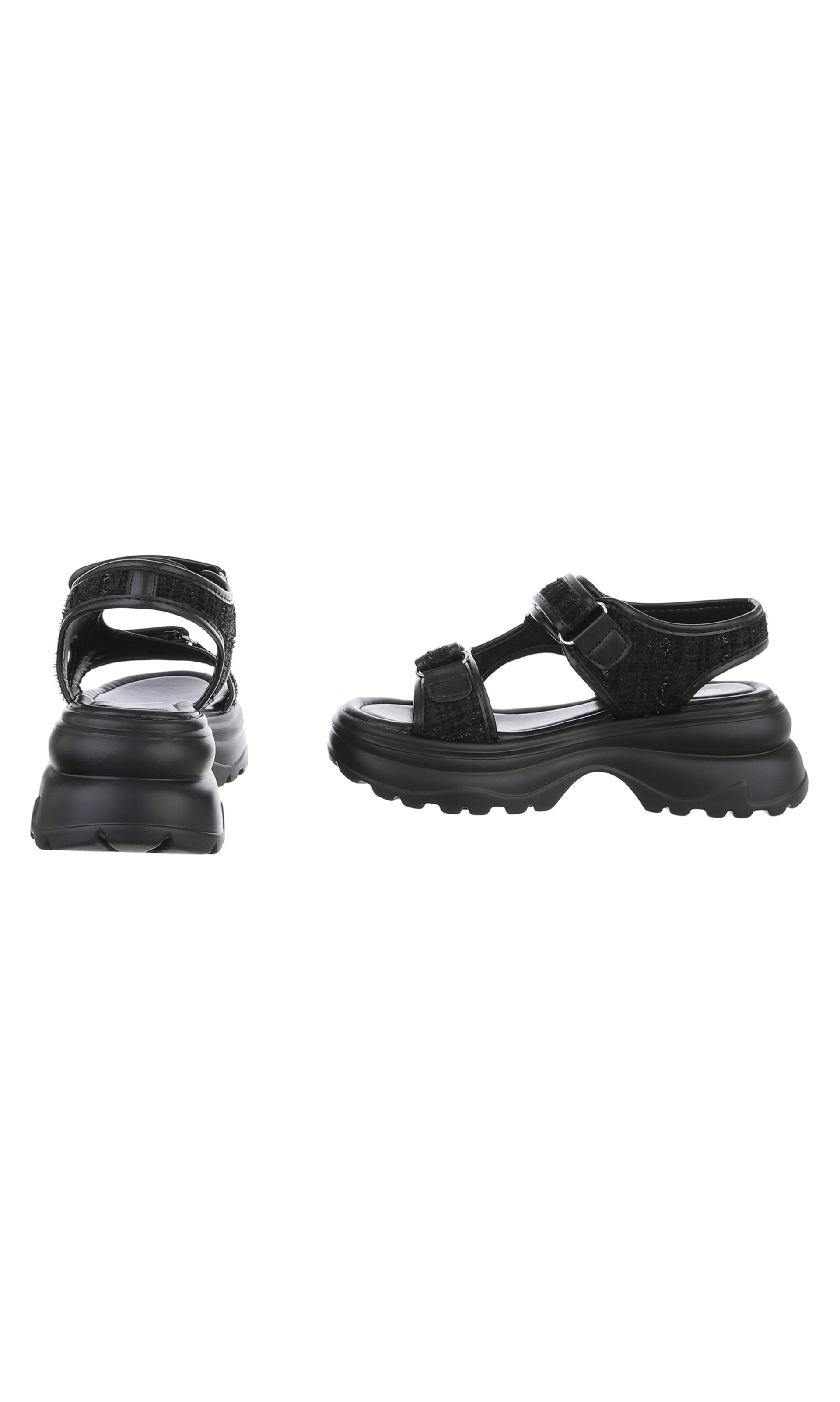 Ital-Design Sandalette in Schwarz