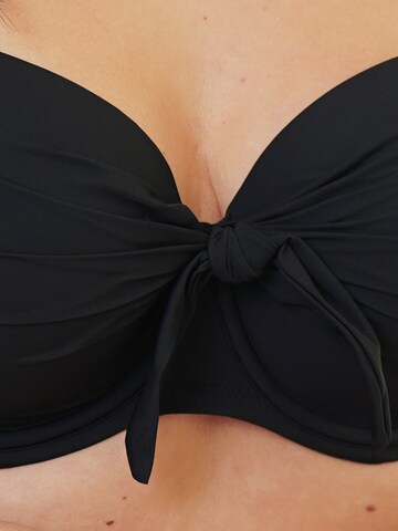 Invisible Hauts de bikini 'Valencia ' SugarShape en noir