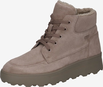 Stivaletto stringato di CAPRICE in beige: frontale