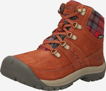 KEEN Boots 'KACI' in Brown: front
