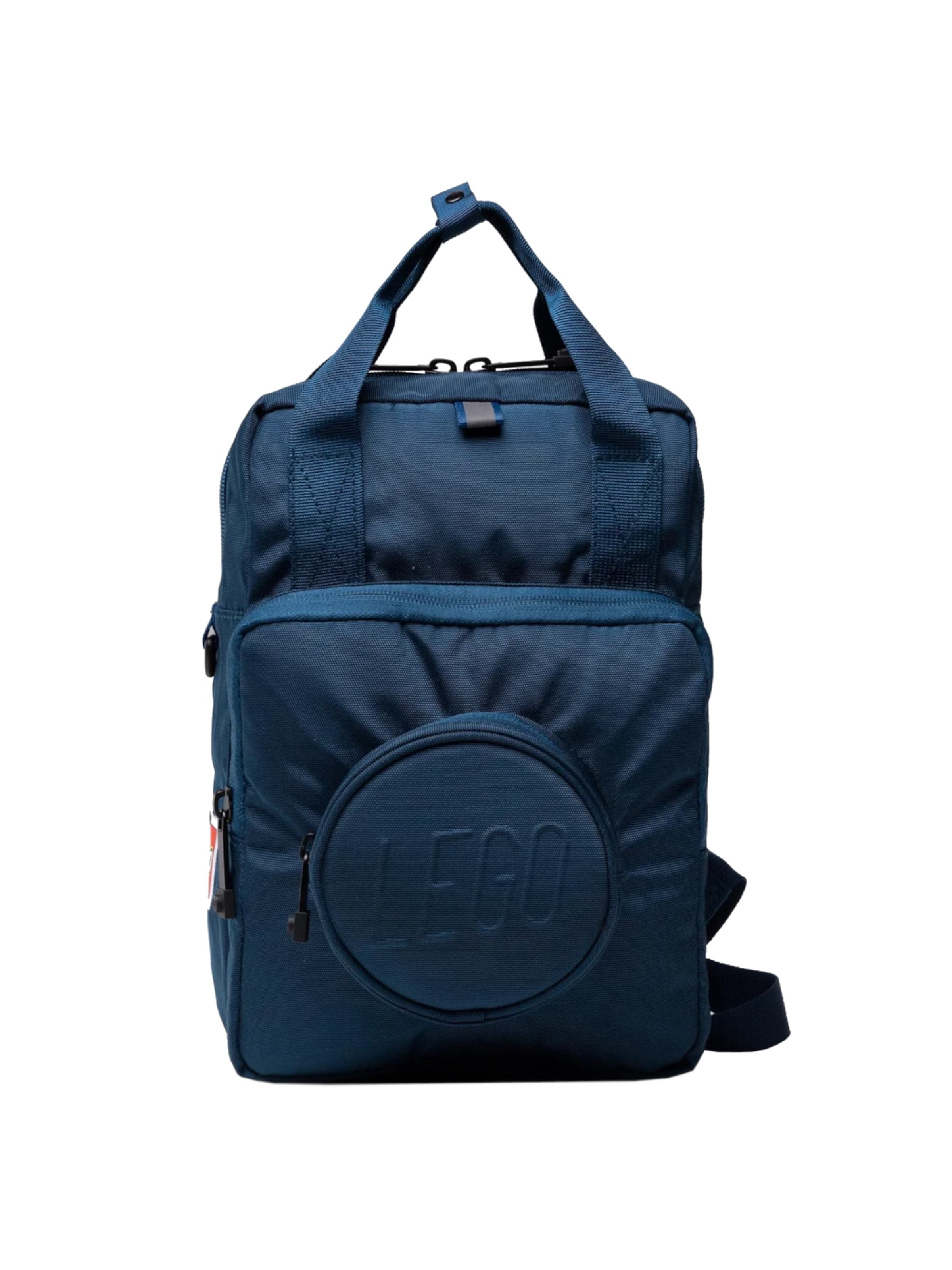 LEGO Backpack 'LEGO Brick 1x1 Kids Backpack' in Blue: front