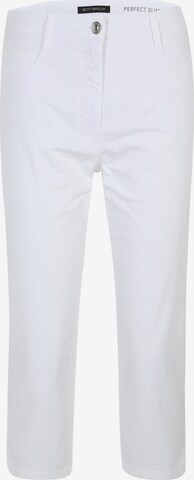 Betty Barclay Slimfit Jeans in Wit: voorkant