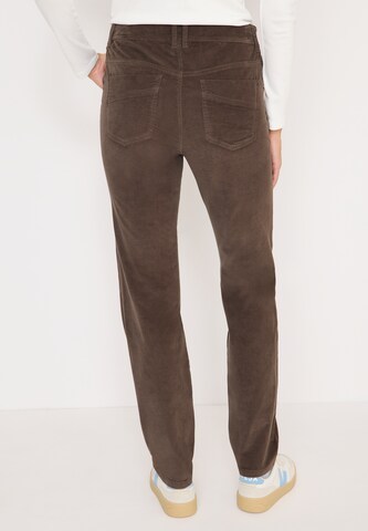 CECIL Slimfit Hose in Braun