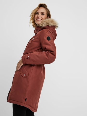 VERO MODA Zimska jakna 'EXPEDITIONTRACK' | rjava barva