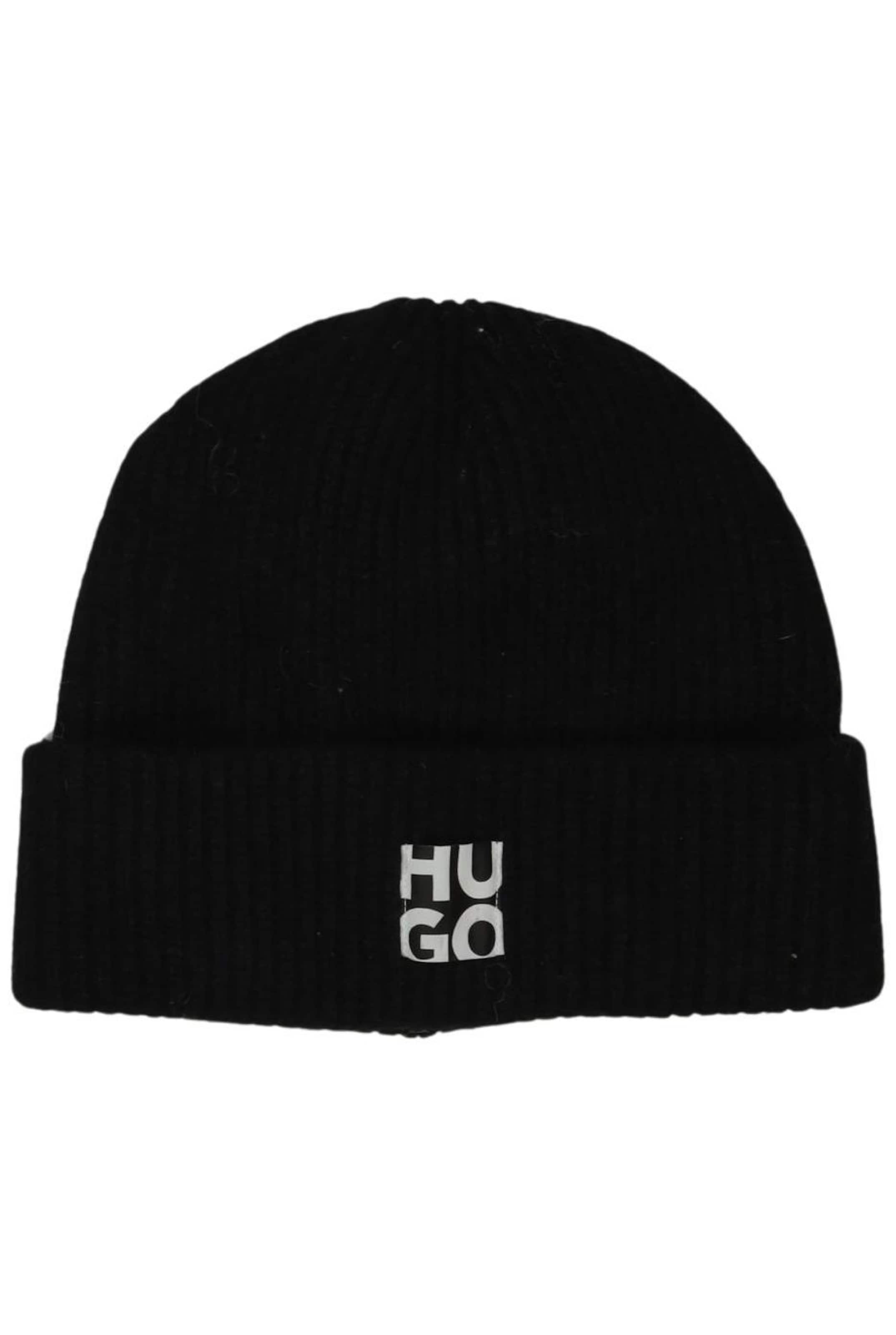 HUGO Hat & Cap in One size in Black: front