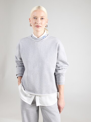 HUGO Sweatshirt 'Dismudge_B' in Grijs: voorkant