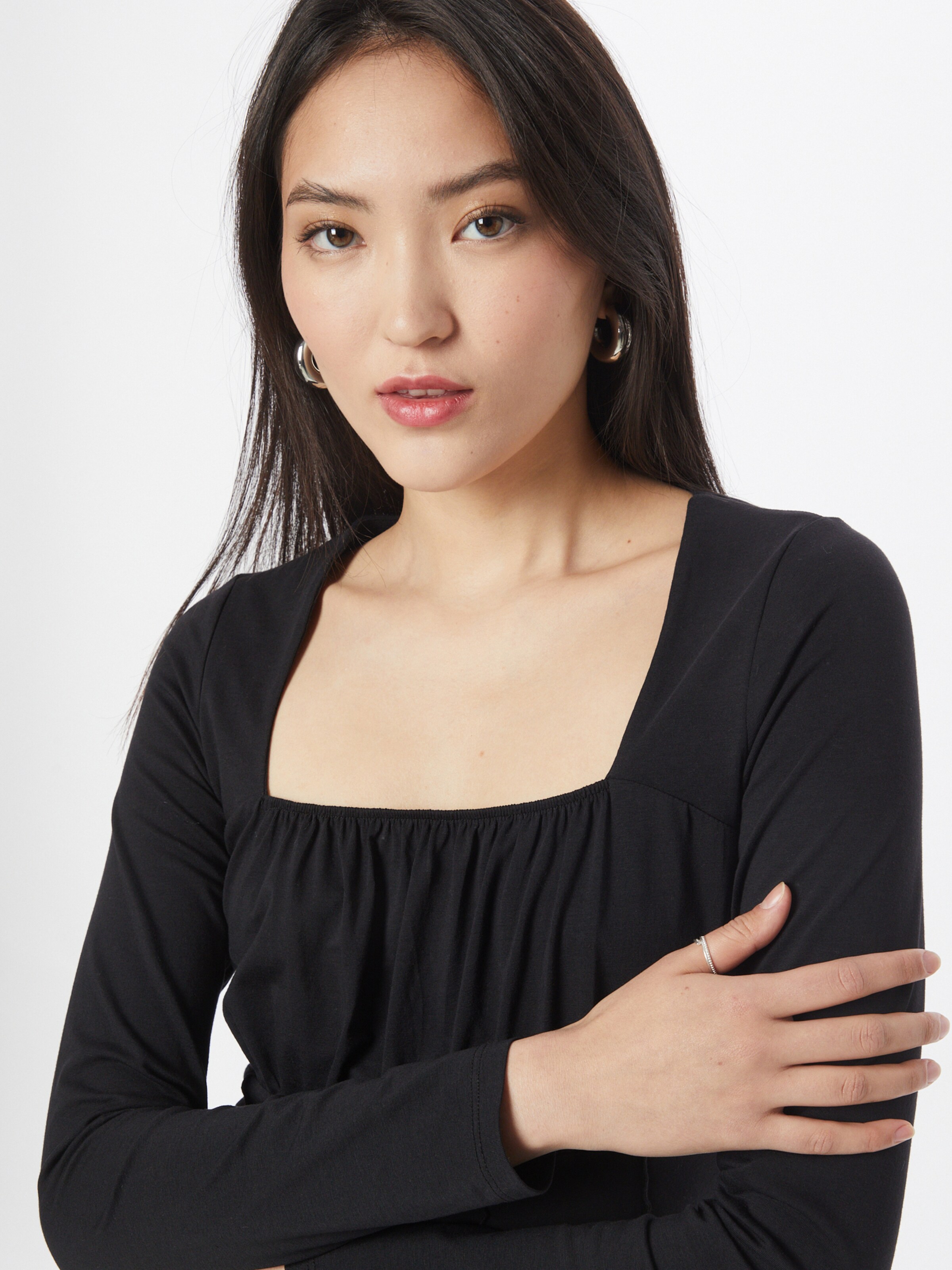 Frauen Große Größen Monki Bluse 'Philippa' in Schwarz - XI49510 Frauen Große Größen Monki Bluse 'Philippa' in Schwarz - XI49510