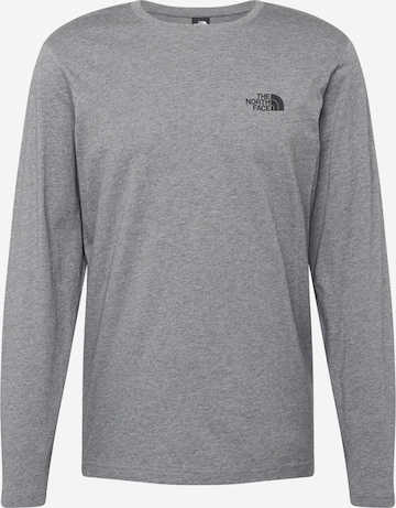 T-Shirt THE NORTH FACE en gris : devant