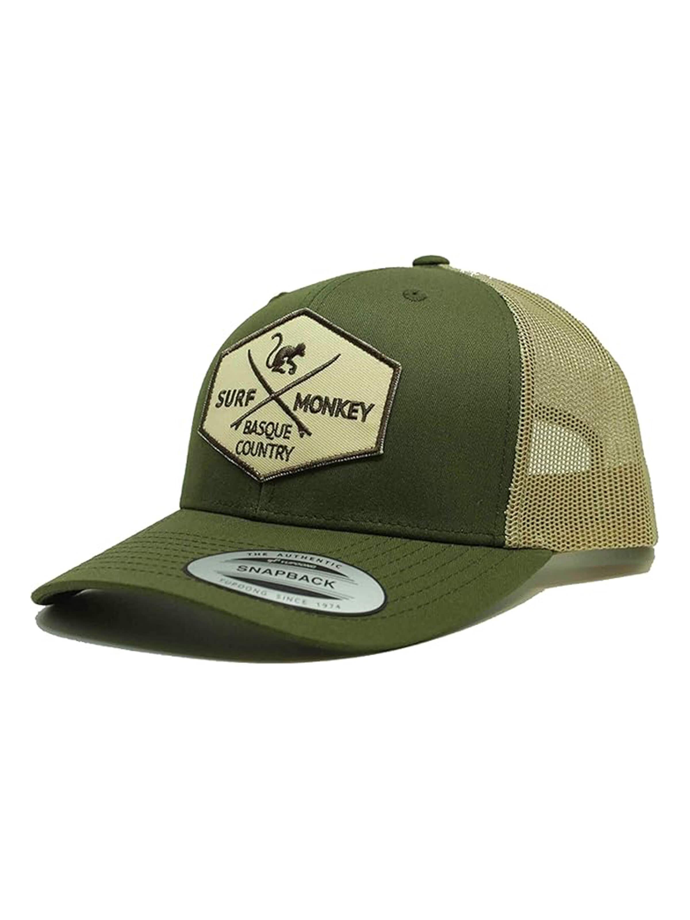 Casquette de sport Surf Monkey en vert : devant