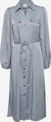 Robe-chemise 'DONNA' ICHI en bleu : devant