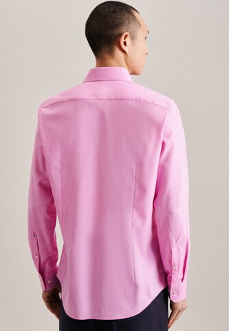 SEIDENSTICKER Slim Fit Hemd in Pink