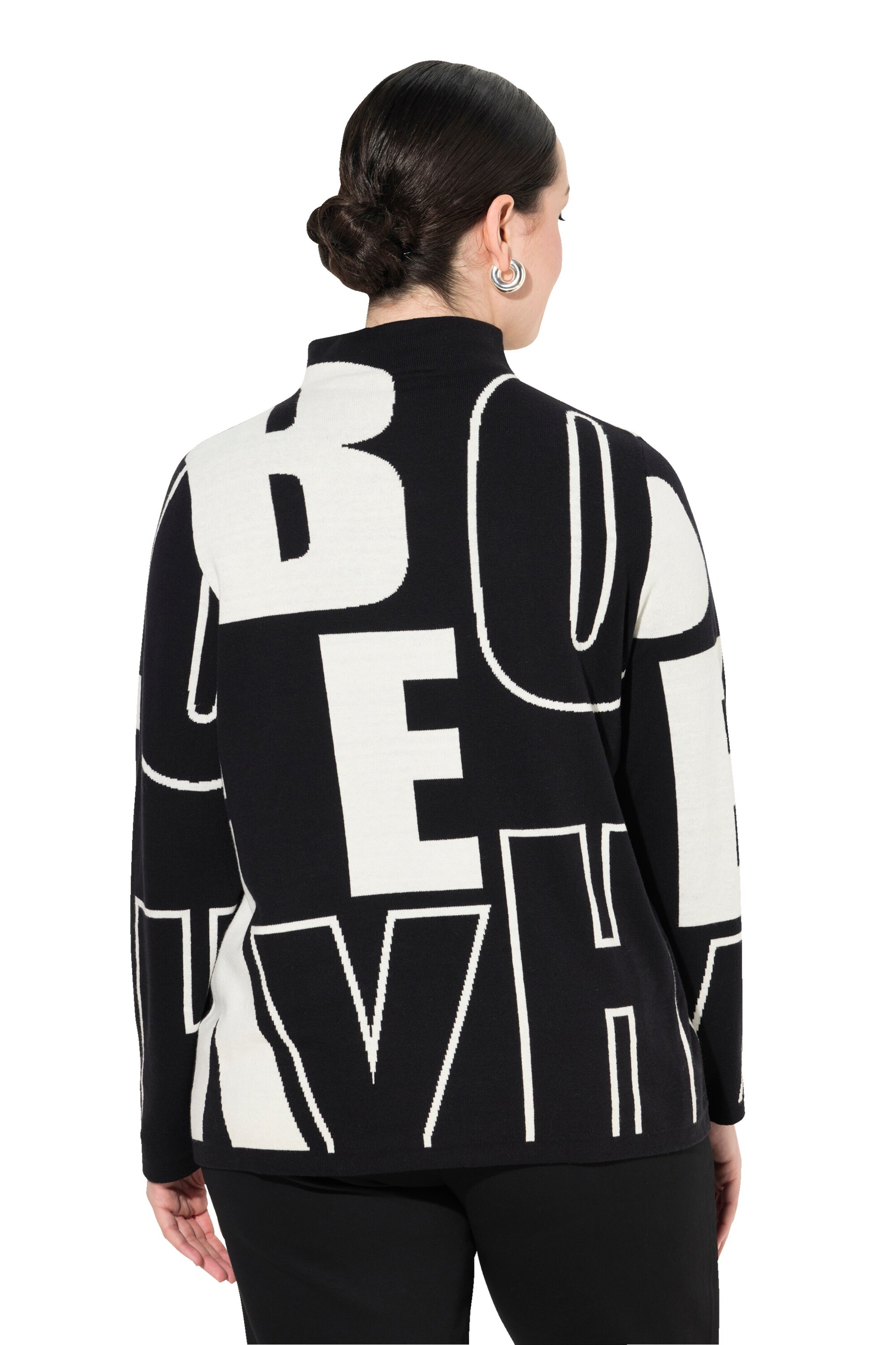 Pull-over Ulla Popken en noir