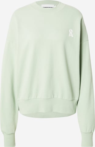 Sweat-shirt 'ALIZAA' ARMEDANGELS en vert : devant