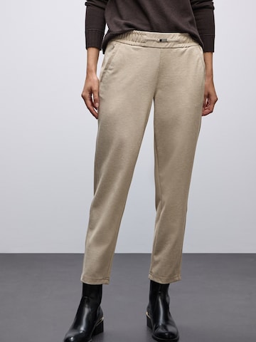 Tapered Pantaloni 'Bonny' di STREET ONE in beige: frontale