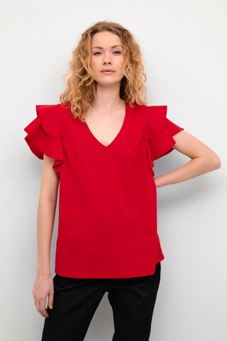 CULTURE Blouse 'Gith' in Rood: voorkant