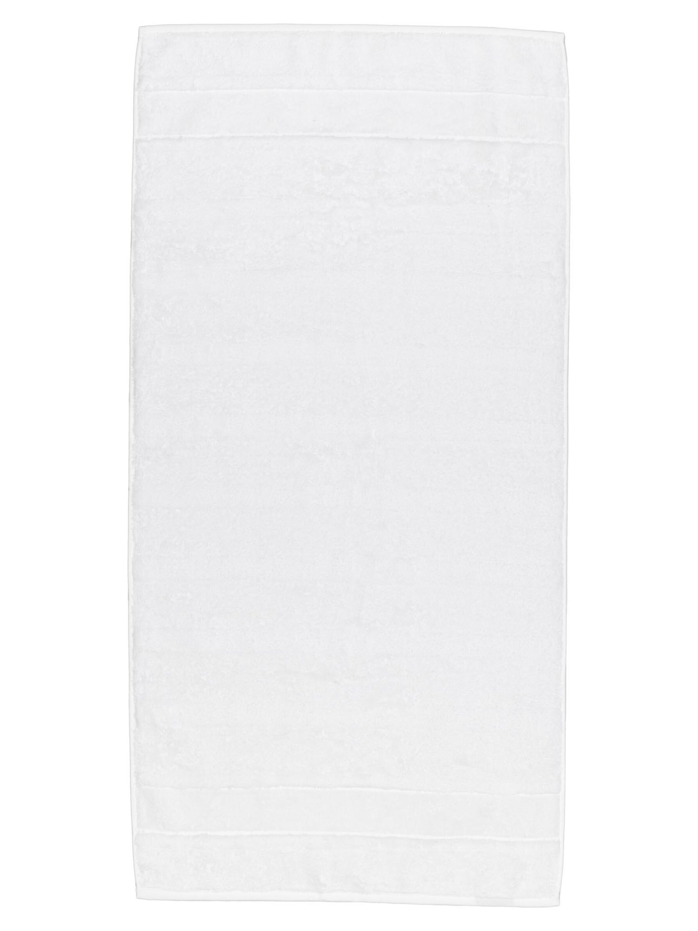 Cawö Towel 'Noblesse' in White