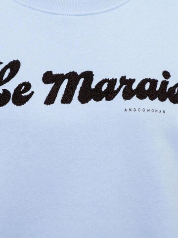 &co woman Sweatshirt 'Le Marais' in Blue