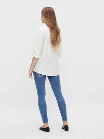 MAMALICIOUS Skinny Jeans 'NEW YORK' in Blue