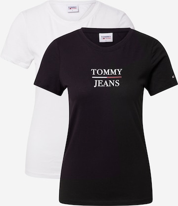 Tommy Jeans T-shirt i svart: framsida