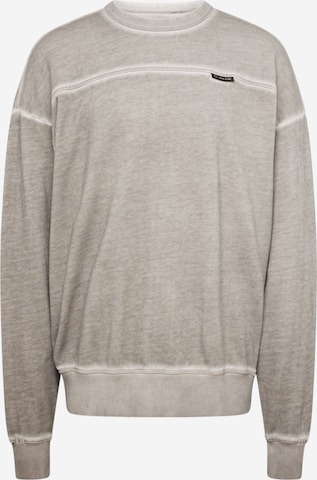 Felpa di G-Star RAW in grigio: frontale