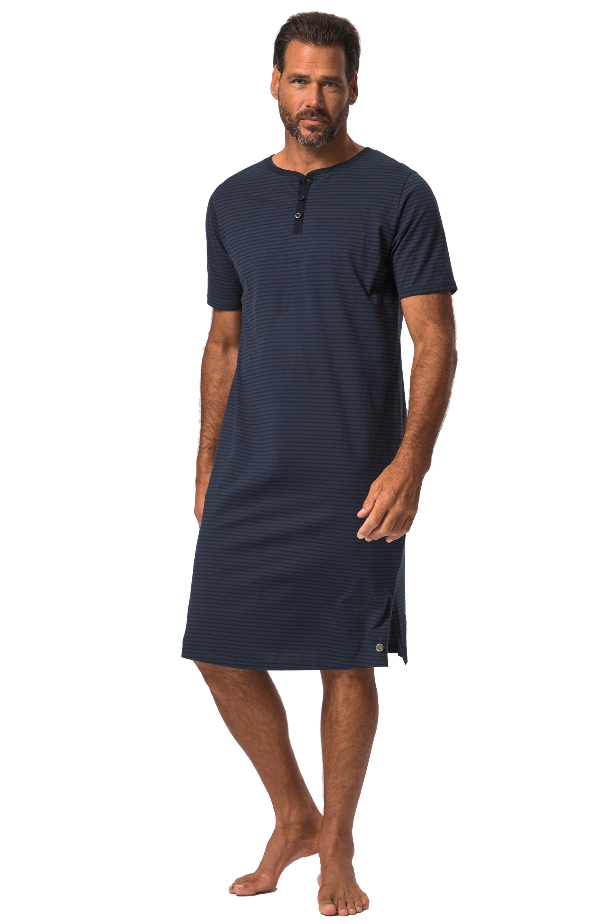 JP1880 Pajama short in Blue: front