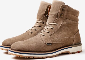 LLOYD Lace-Up Boots 'Veit' in Beige