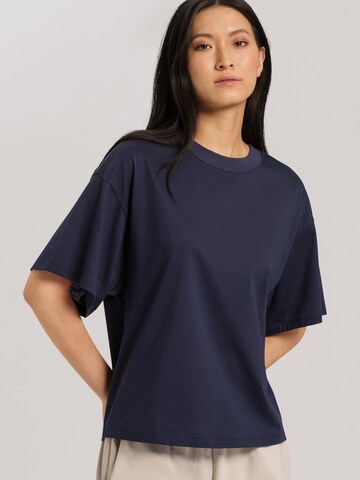 Hanro T-Shirt 'Natural' in Blau: predná strana