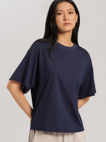 Hanro Shirt 'Natural' in Blauw: voorkant