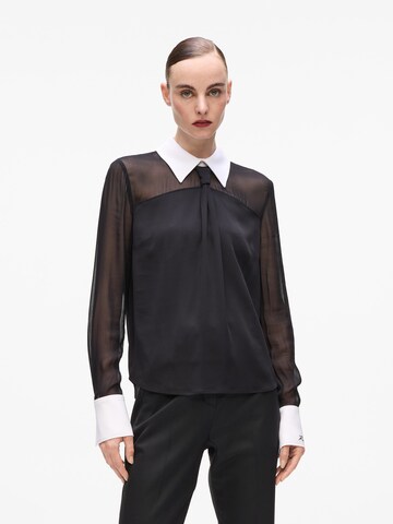 Karl Lagerfeld Блузка в Черный: спереди