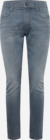 G-Star RAW Skinny Jeans in Blauw: voorkant