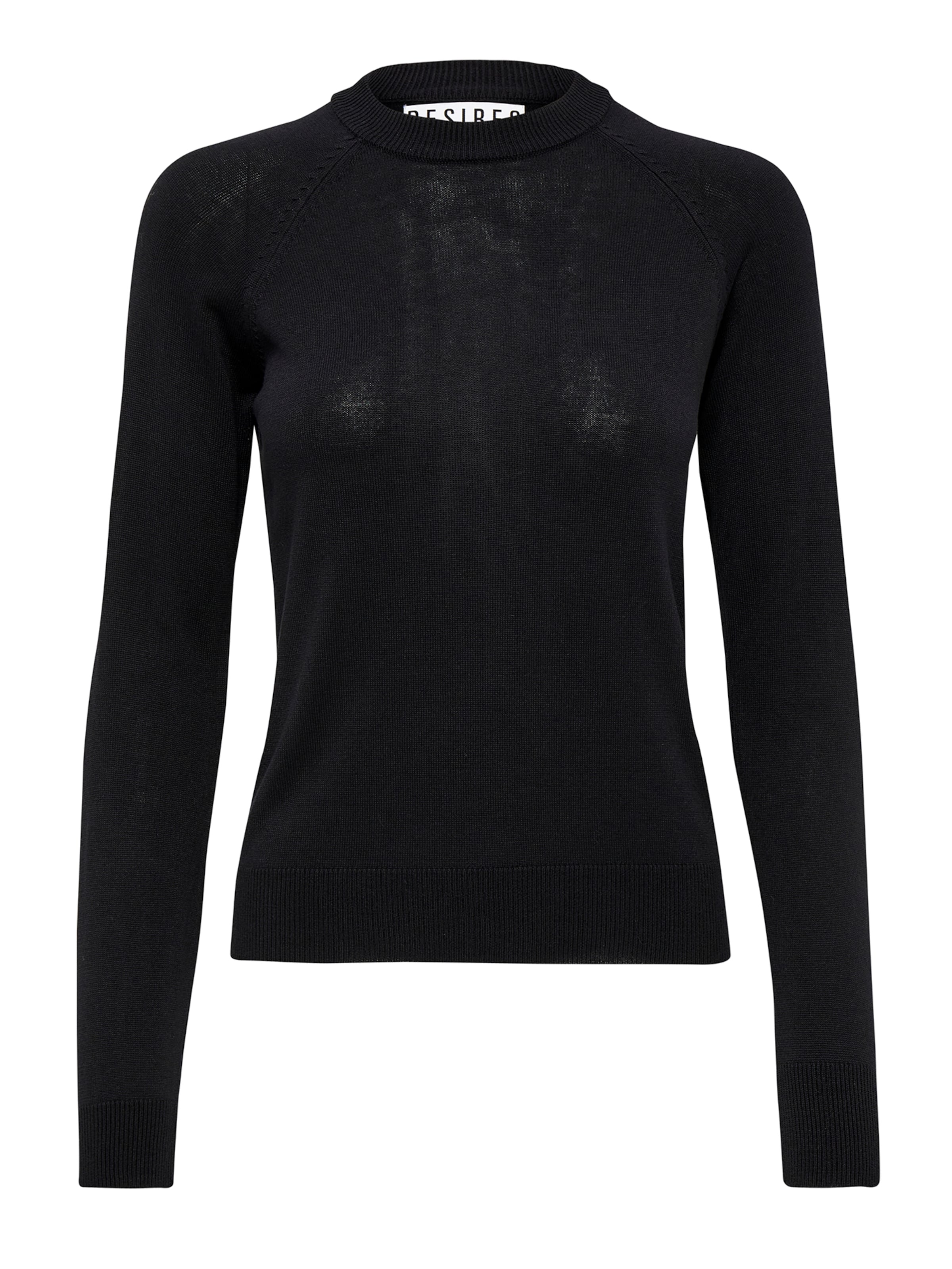 DESIRES Svetr 'Benelli' – černá: přední strana