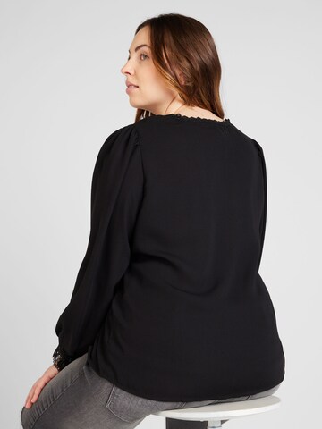 Vero Moda Curve Bluse 'GINDA' in Schwarz