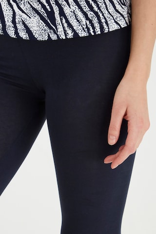 Fransa Slimfit Leggings 'KOKOS' - kék