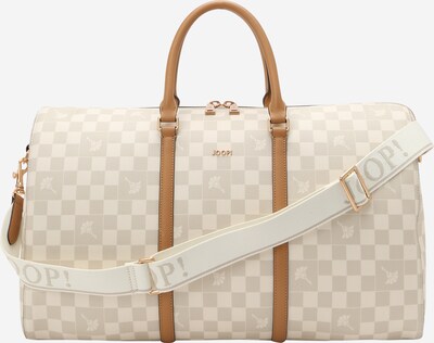 JOOP! Sac week-end 'Piazza Diletta Aurora' en beige clair / caramel / greige, Vue avec produit