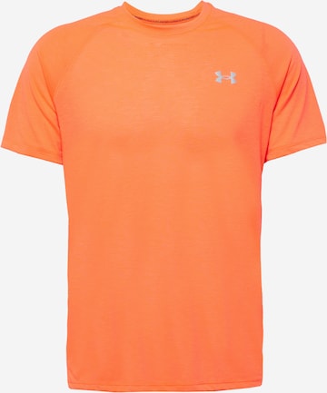 UNDER ARMOUR - Camisa funcionais 'Streaker' em laranja: frente