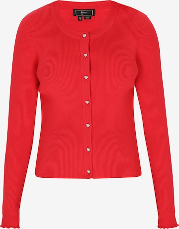 Cardigan faina en rouge : devant