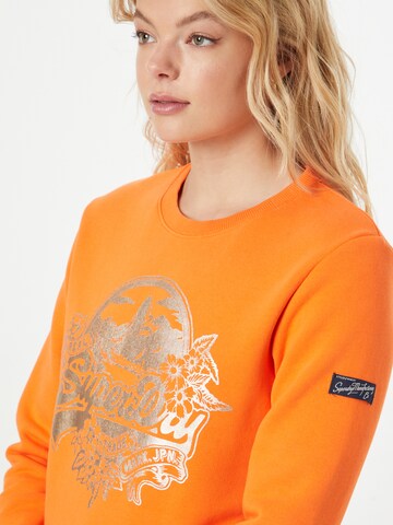Superdry Sweatshirt in Orange