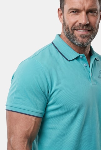 Men Plus Shirt in Blau