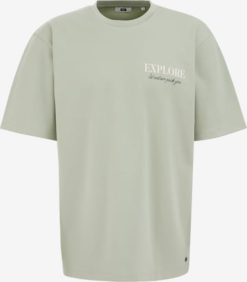 WE Fashion - Camisa em verde: frente